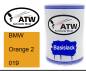 Preview: BMW, Orange 2, 019: 500ml Lackdose, von ATW Autoteile West.